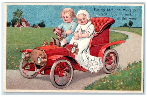 1908 little kids - kids, bottle